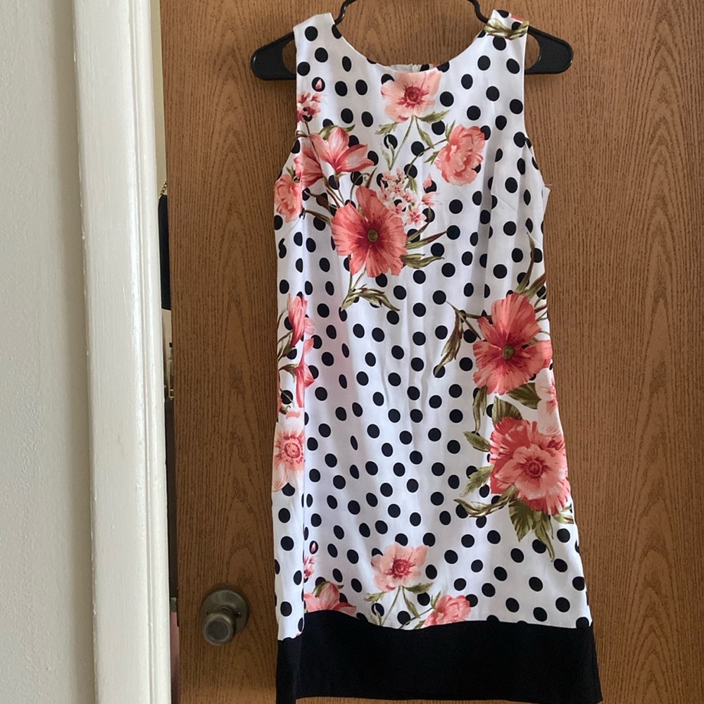 Polka Dot Floral Dress